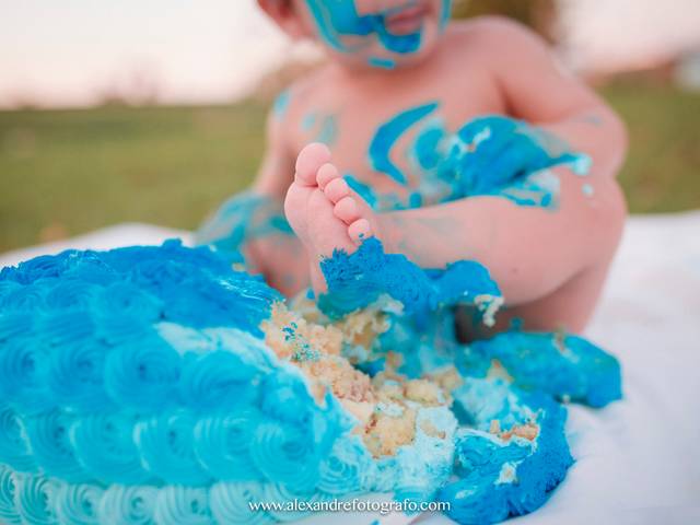 Smash the cake de Vinícius 