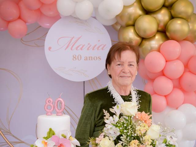 Aniversários de 85 anos Maria Andreis