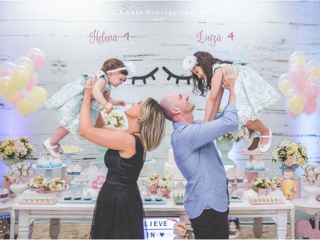 Aniversário de Helena 1 & Luiza 4