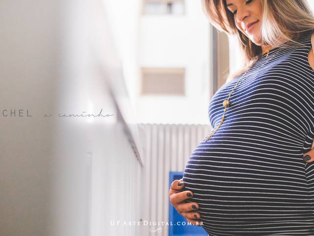 Gestante de Michel a caminho