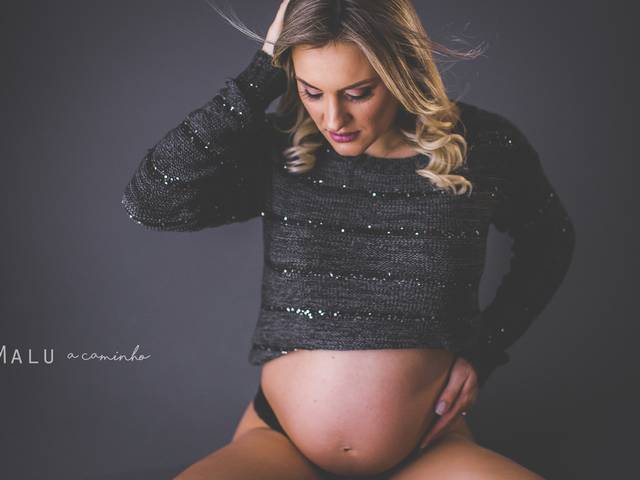 Gestante de {Malu} a caminho