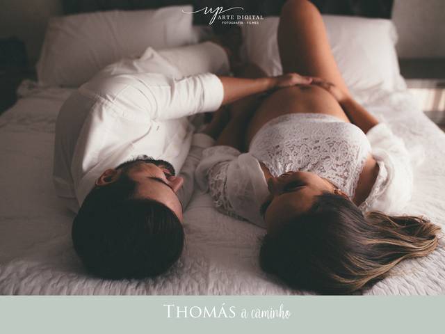 Gestante de Thomás a caminho