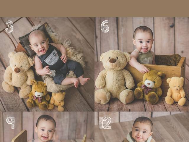 Sessão Kids de Ensaio Antônio 12 Meses