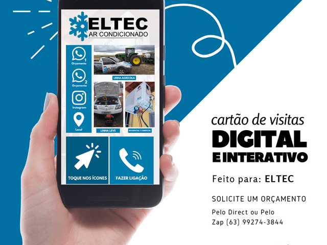 Cartões Digitais Interativo de Eltec - Cartão Digital Interativo