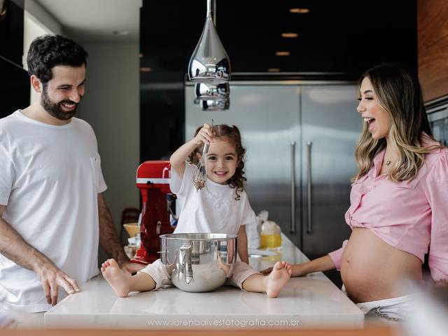 Sessão Gestante de À espera de Mila