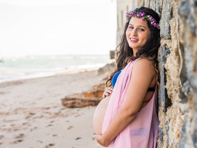 Ensaio Gestante de Anita à espera de Maria Clara