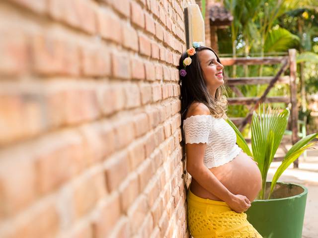 Ensaio Gestante de Mirella à espera da Marina (9 meses)