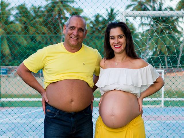 Ensaio Gestante de A doce espera por Pedro Antônio