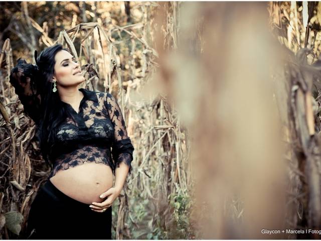 GESTANTE de Tatiane Alves e Emilson a espera de Vivian