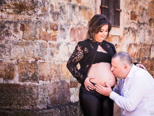 ENSAIO GESTANTE de MORGANA E SANDRO À ESPERA DO CAETANO