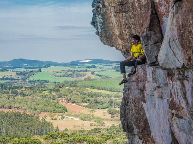 Outdoor de Session de Escalada em Piraí do Sul/SC