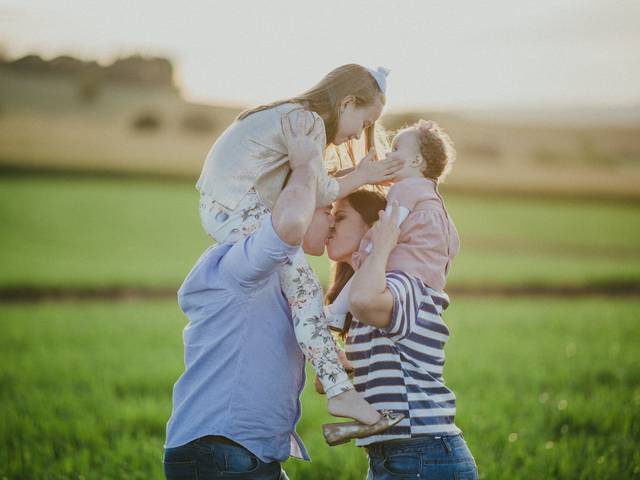 Famílias de Ale + Tom + Isadora + Alice