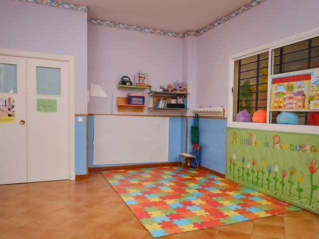 Instalaciones de Aula de 2 a 3 años (2 espacios)