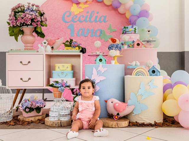 ANIVERSÁRIO de 1º ANINHO CECÍLIA