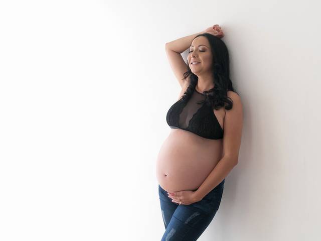 Gestante de Bere e João 