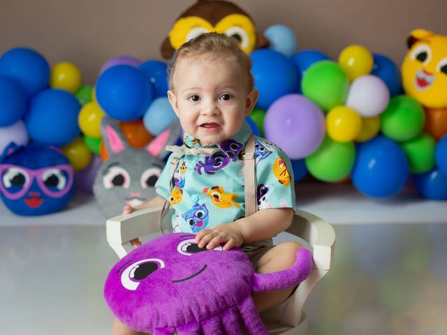 1 ano/Smash The cake de Heitor