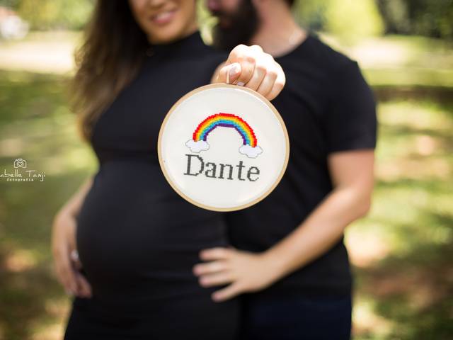 Gestante de Natasha e Stéfano à espera por Dante