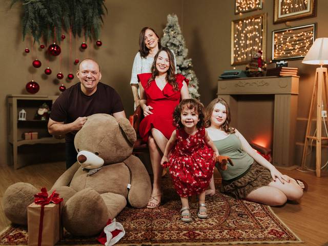 Família & Gestante de ENSAIO DE NATAL - LUIZA E FAMÍLIA