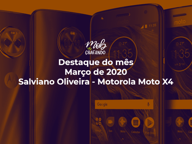 Destaque do mês de Entardecer litorâneo - Salviano Oliveira - Motorola Moto X4