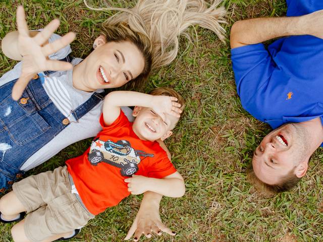 Amor de família de Enzo, Lu e Gustavo =)