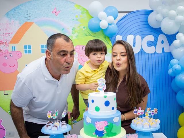 Aniversário de Aniversário Luca 3 anos