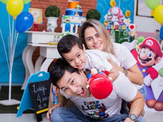 Aniversário de Luigi - 4 anos 