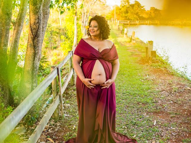 Gestante de Ensaio Familia Dorneles