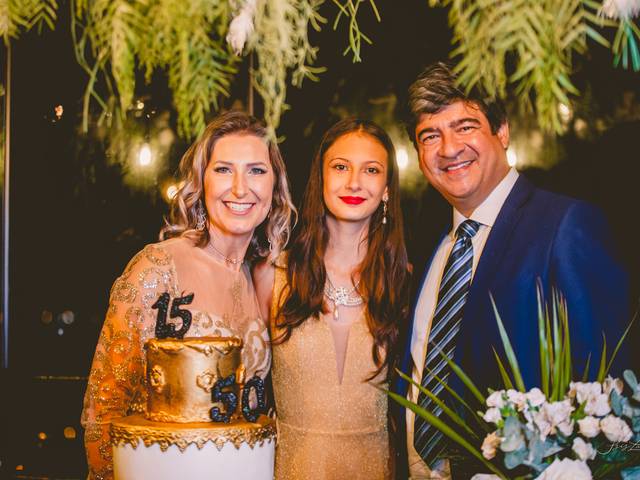 15 anos de Aniversário 15 anos Beatrice e 50 anos Ricardo 