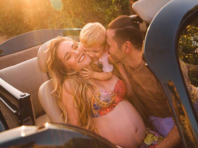 Gestante de Thania + André + Antony + Benício | Sessão fotográfica | Gestante | Família