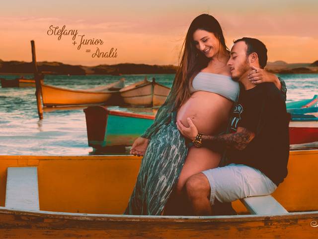 Gestante de Stefany + Junior = Analú