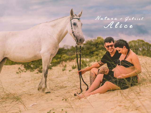 Gestante de Natana + Gabriel = Alice | Sessão Gestante