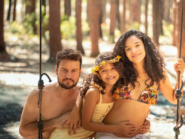 FAMILIA de Ramon, Ketolly e Yasmin...um dia em Floripa!