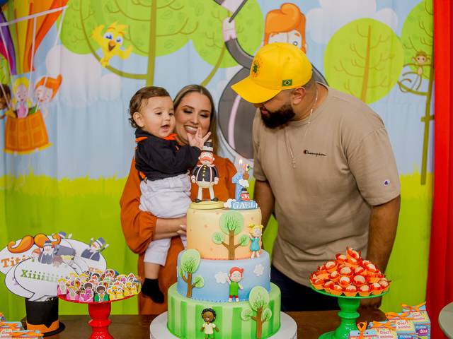 Aniversários de 1 ano - Gael 