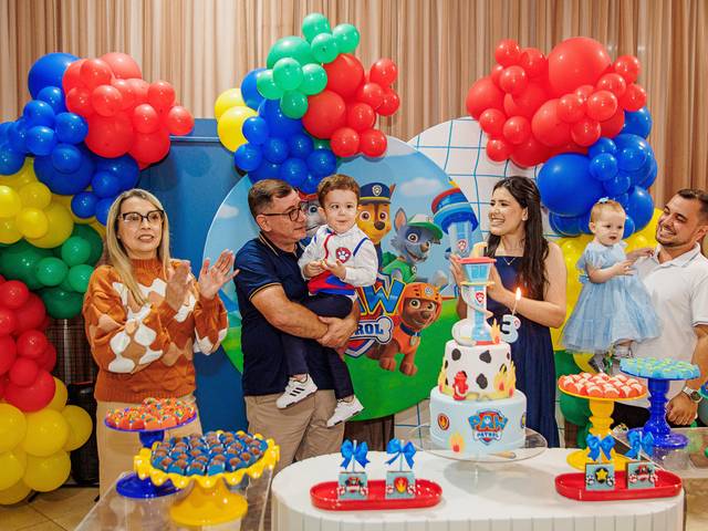 Aniversários de  Benicio 3 anos  e Serena 1 ano