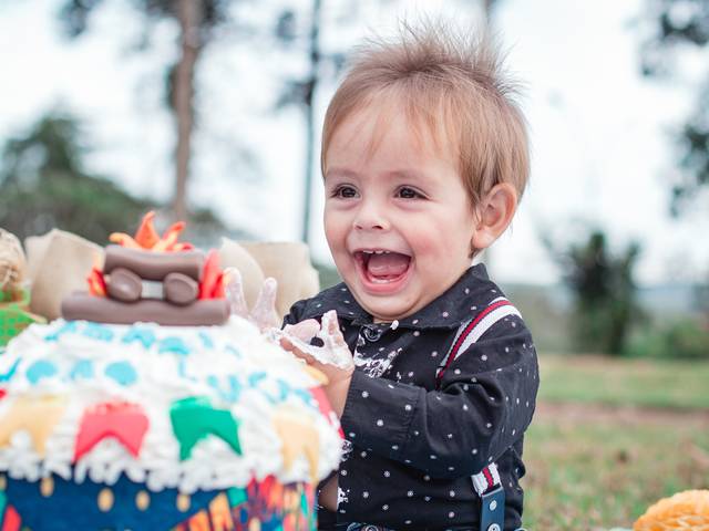 Ensaio de Aniversario | Familia | Infantil de Smash the Cake  - João 