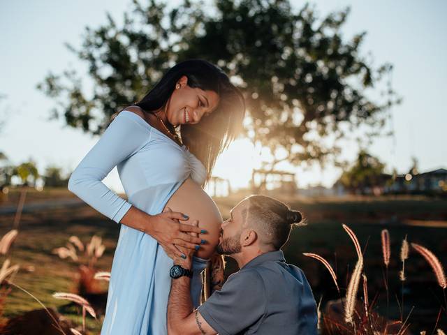 Gestantes  de Elineia + Gleyson = A espera de Pedro Lucca