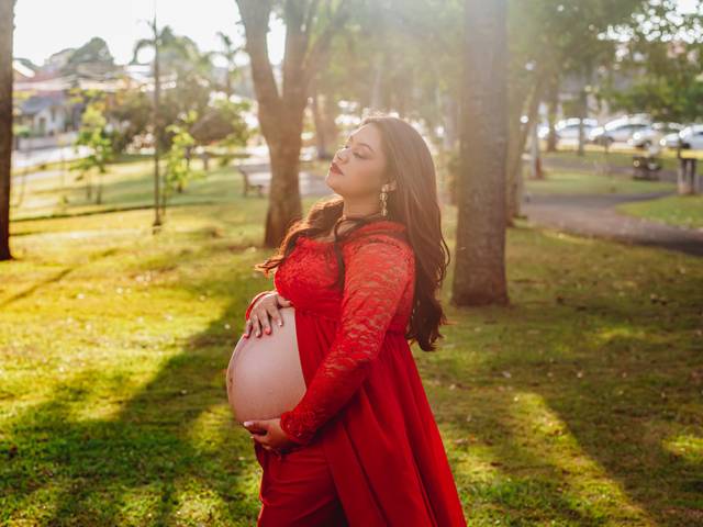 Gestantes  de A espera de Lavínia -  Mamãe Suelen -  Papai Oscar - Irmãos Taylan e  Kauan e Vovô Silvana