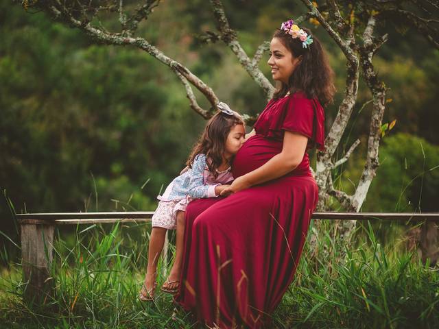 Gestantes  de mamãe Jessica Cruz + Papai Tiago + Irmãzinha Lívia - A espera de Micaela