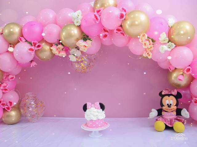 Smash the cake de Smash the Cake Minnie rosa - Raíssa