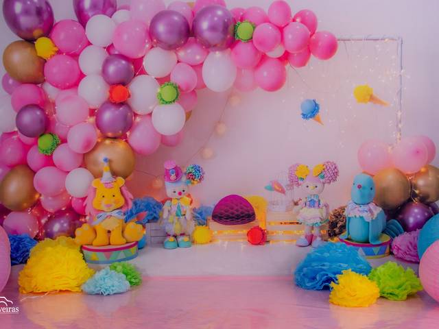 Ensaio Infantil de Ensaio Circo Rosa - Liz Bella