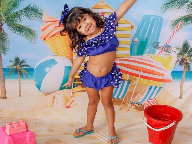 Ensaio Infantil de Mini Ensaio Praia