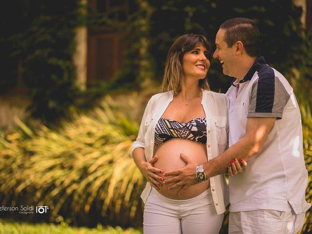 Ensaio de Gestante de Gina + Ana Julia + Marcos = Ana Carolina