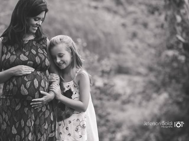 Ensaio de Gestante de Daniela + Fernando + Luana + Bianca