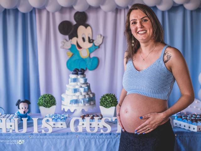 Aniversário Infantil de Chá de fraldas