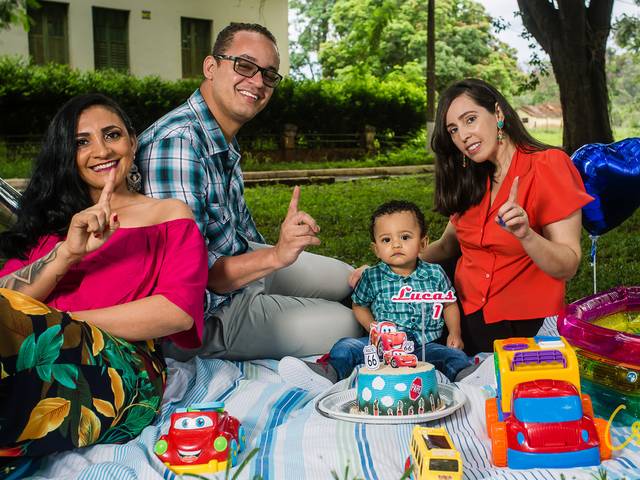 Família & Aniversários de Ensaio de Família, Thiago, Lucas e Família