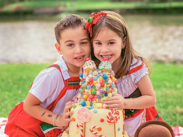 Ensaio Irmãos de Amanda & Fernando - 05 anos