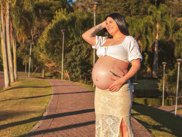 Ensaio gestante de Fran, Gley & Theyllor