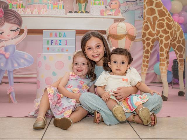 Aniversário Infantil de Primeiro ano da Mada 