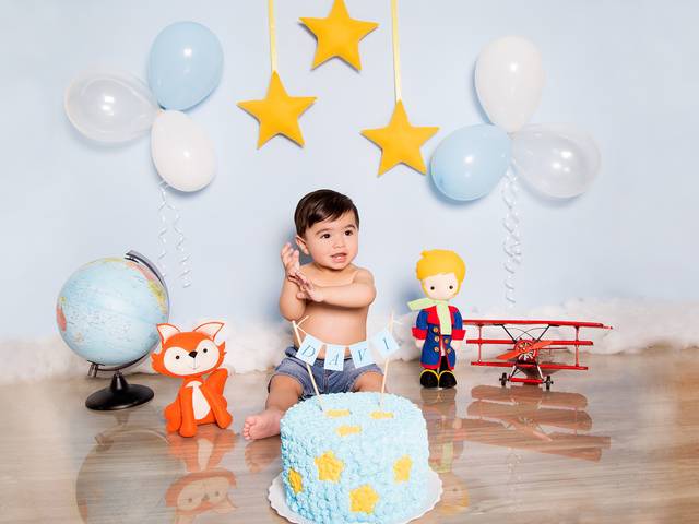 Smash the Cake de Davi 1 aninho