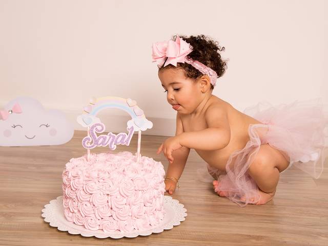 Smash the Cake de Sara 1 aninho
